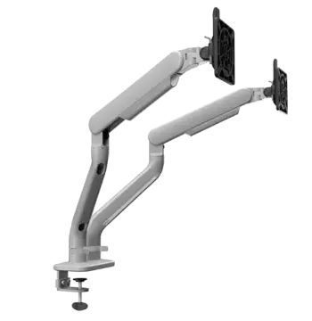 Professional Series Depth Adjustable Dual Monitor Arm, image 2