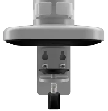Kata Series Single Monitor Arm, Desk Clamp, Silver, image 4