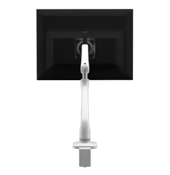 Kata Series Single Monitor Arm, Desk Clamp, Silver, image 2