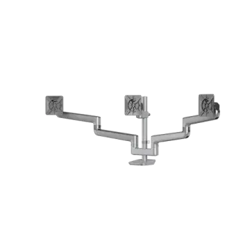 Platinum Series Triple Monitor Arm - Black, image 4