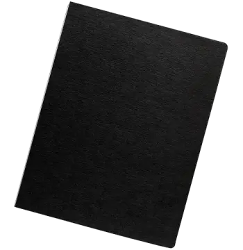 Expressions Linen Presentation Covers - Oversize, Black, 200 pack - Box of 2