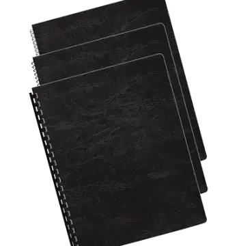 Expressions Grain Presentation Covers Oversize Black, 200 pack - Box of 2, image 4