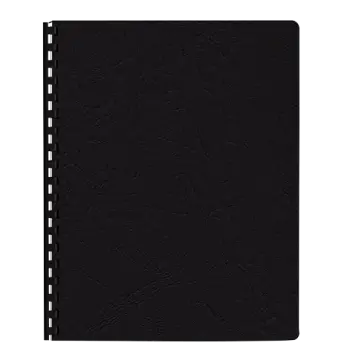 Expressions Grain Presentation Covers Oversize Black, 200 pack - Box of 2, image 2