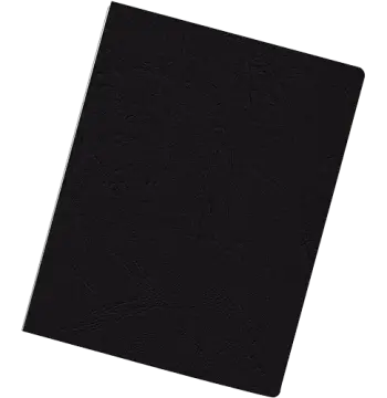 Expressions Grain Presentation Covers Oversize Black, 200 pack - Box of 2