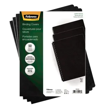 Executive Presentation Covers - Oversize, Black, 50 pack - Box of 8, image 3