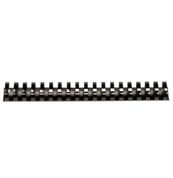 Plastic Combs - Oval Back, 1-1/2", 340 sheets, Black, 50 pk - Box of 5, image 2