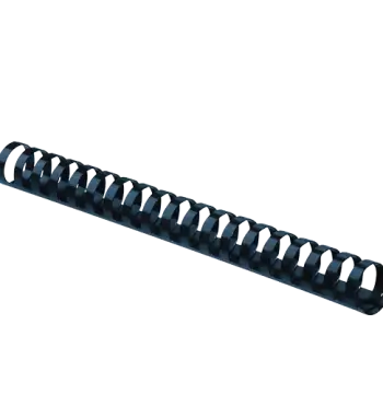 Plastic Combs - Round Back 3/4" 150 sheets Navy 100 pk - Box of 5