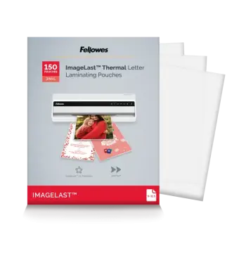 Thermal Laminating Pouches - ImageLast, Jam Free, Letter, 3mil, 150 pack - Box of 10