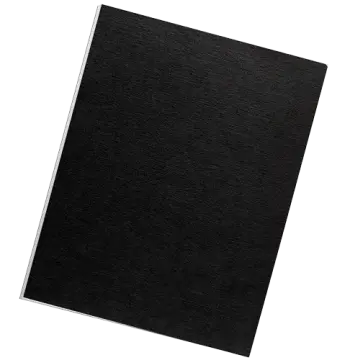 Expressions Linen Presentation Covers - Letter, Black, 200 pack - Box of 2