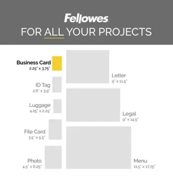 Self-Adhesive Pouches - Business Card, 5mil, 5 pack - Box of 10, image 2
