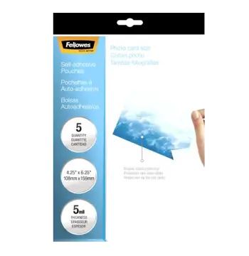 Self-Adhesive Pouches - Photo, 5mil, 5 pack - Box of 10, image 7