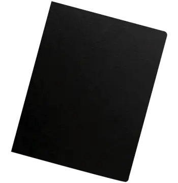 Futura Presentation Covers - Oversize, Black, 25 pack - Box of 10