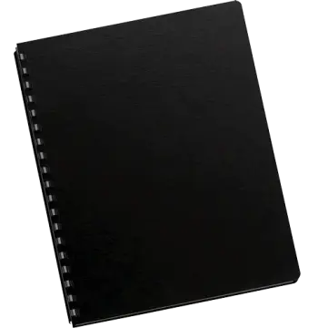 Futura Presentation Covers - Oversize, Black, 25 pack - Box of 10, image 2