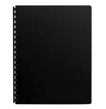 Futura Presentation Covers - Letter, Black, 25 pack - Box of 10, image 3