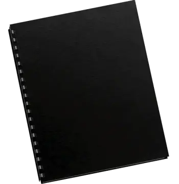 Futura Presentation Covers - Letter, Black, 25 pack - Box of 10, image 2