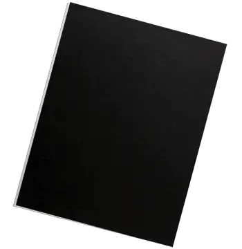 Futura Presentation Covers - Letter, Black, 25 pack - Box of 10