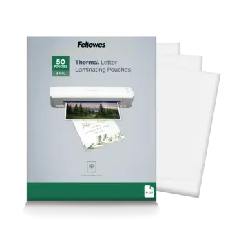 Thermal Laminating Pouches - Letter, 3mil, 50 pack - Box of 10
