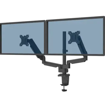 Platinum Series Dual Stacking Monitor Arm - Black, image 4