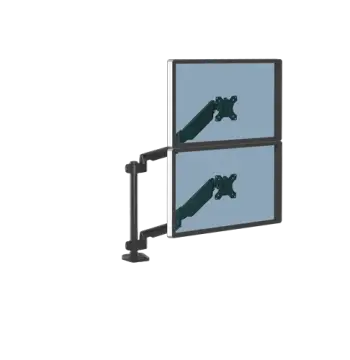 Platinum Series Dual Stacking Monitor Arm - Black, image 3