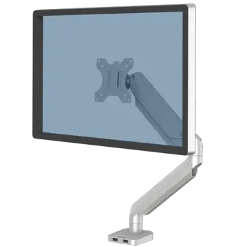 Platinum Series Single Monitor Arm - Silver