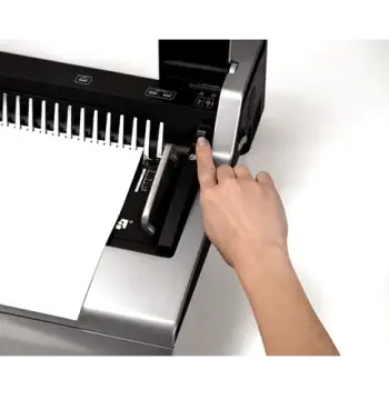 Galaxy-E 500 Electric Comb Binding Machine w/ Starter Kit, image 8