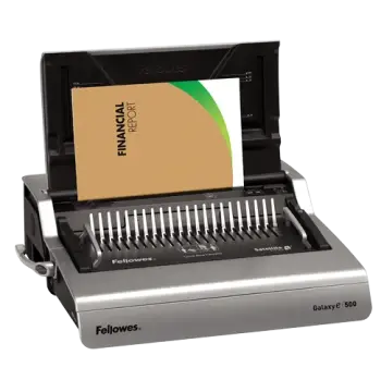 Galaxy-E 500 Electric Comb Binding Machine w/ Starter Kit, image 3