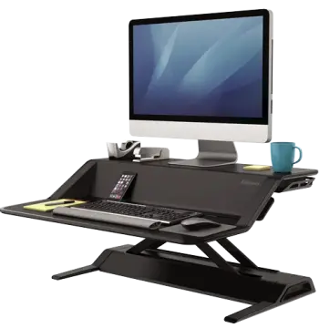 Lotus Sit-Stand Workstation - Black