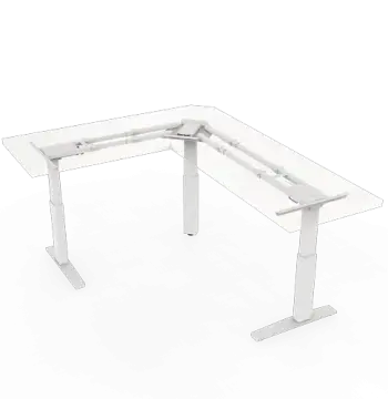 Victory Series, 3-Leg, HAT Base, 36"-48" x 24" (White), image 2